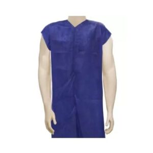 Avental Desc Ml Azul C/ El C/ Tiras Pct 10 Peças