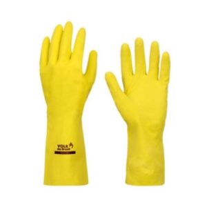 Luva Latex Multiuso Amarela  Ca 10695 Volk